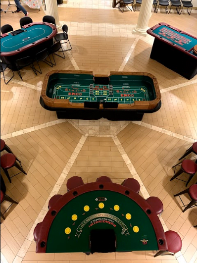 Casino Venue with Poker Tables